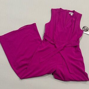 Shelby & Palmer Magenta Sleeveless Jumpsuit